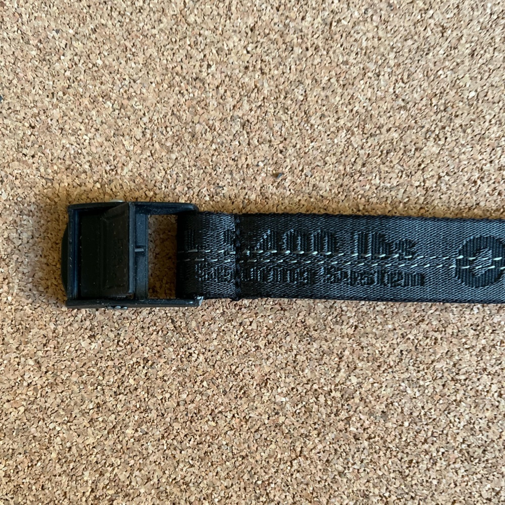 Black off-white belt